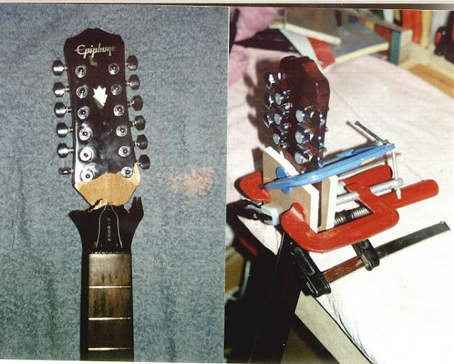 Tino Acebal´s guitar repair blogshop: Pala de acústica epiphone de 12 cuerdas