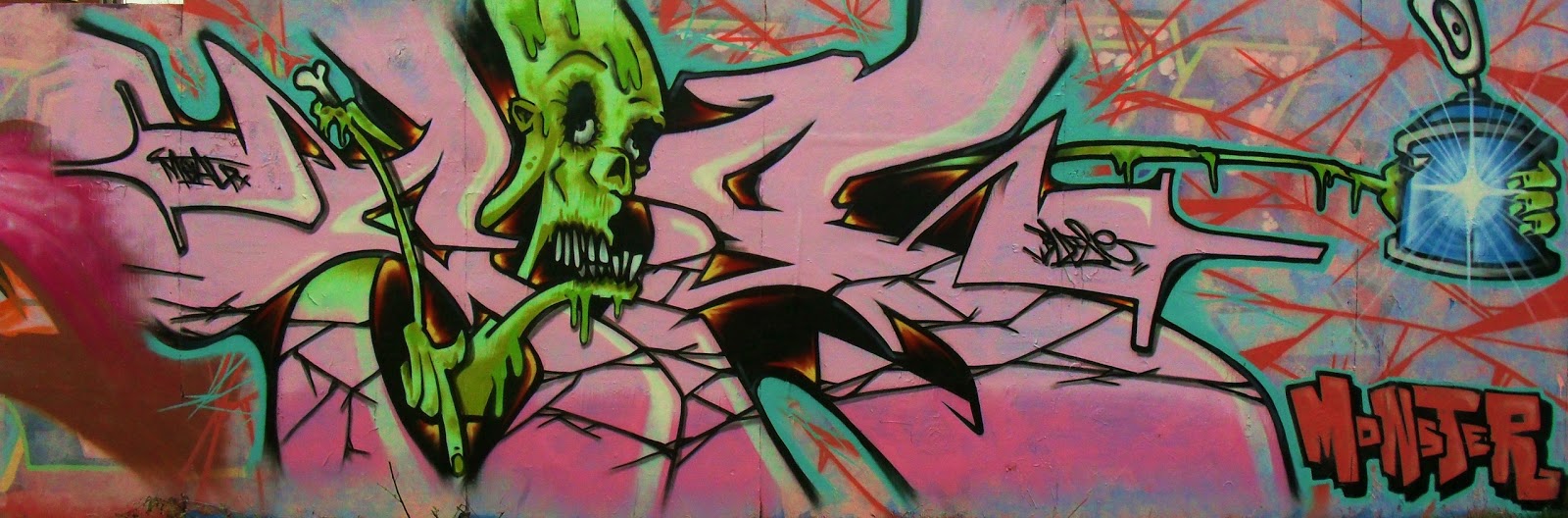 Monster Colors,graffiti Blog,spray paint,cans street art,tags,taggging