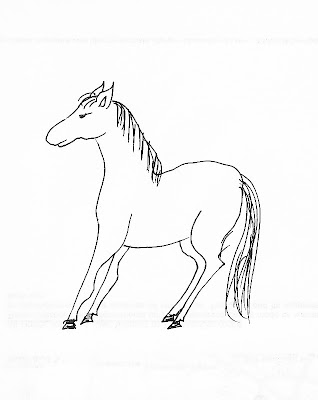 How To Draw A Horse Rearing. I used to draw this horse in