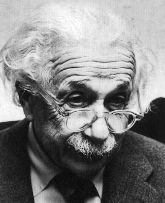 Einstein à lunettes