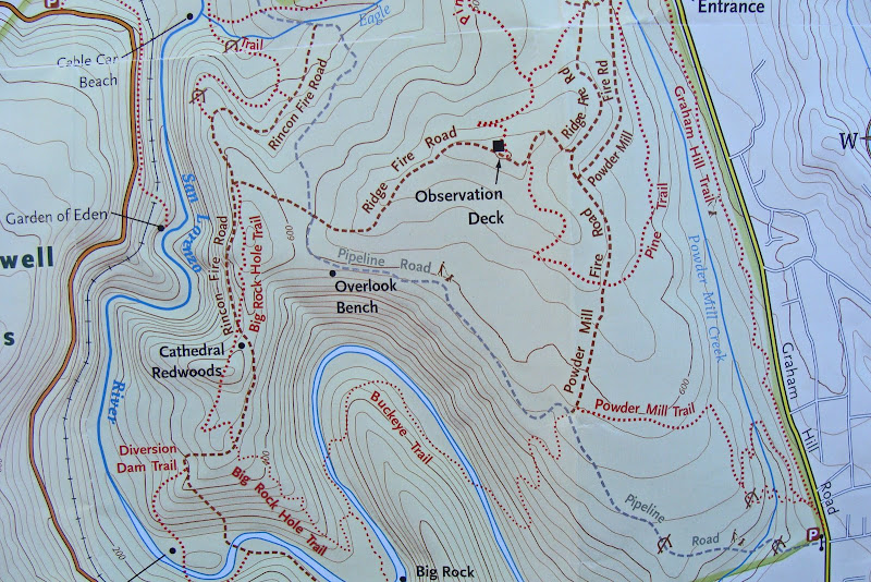 Hiking To Heaven Henry Cowell - Map Of Henry Cowell