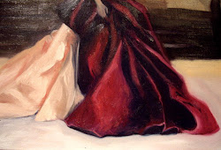 painting oil fabric folds journey labels