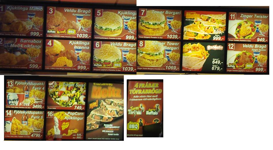 Kentucky Fried Bloggin' KFC ICELAND