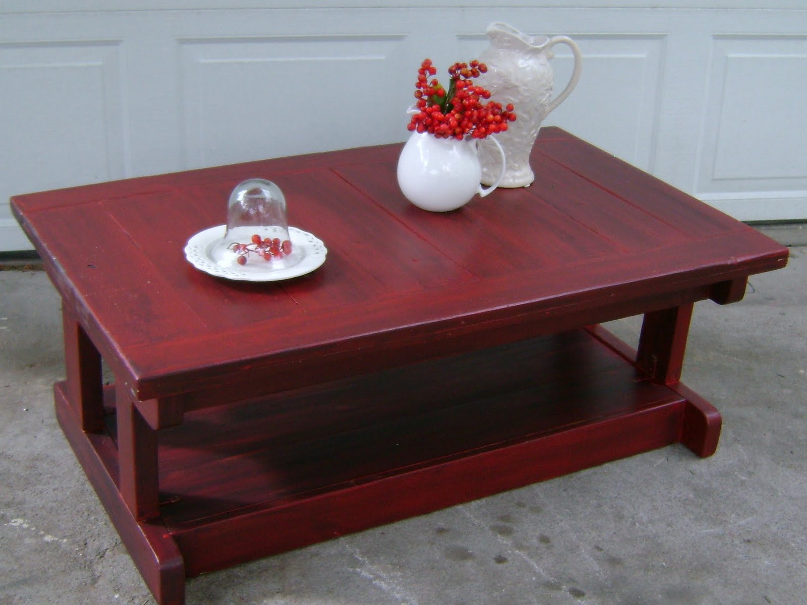 Red Coffee Table