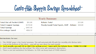 savings tracker spreadsheet