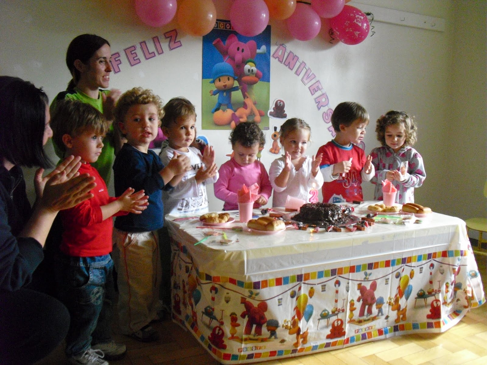 Clara De Carvalho Schacht Minha festa de aniversario na escolinha!!!