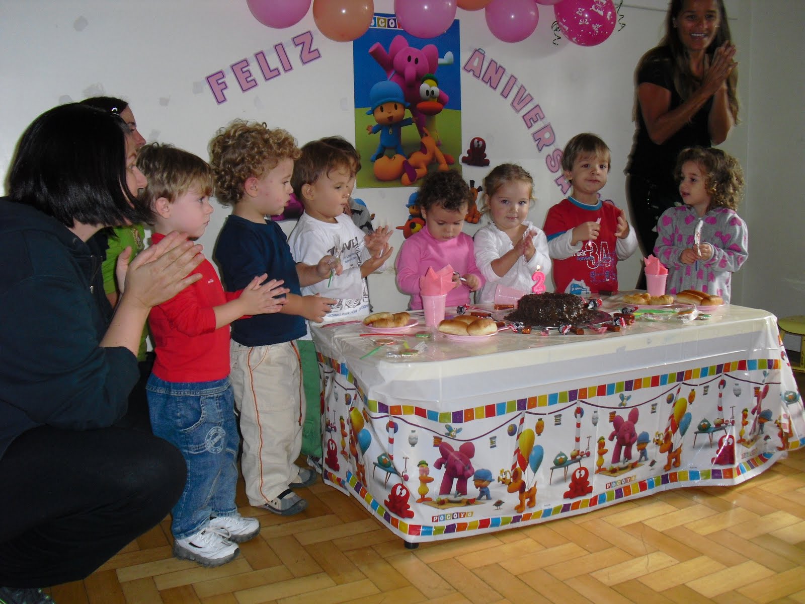 Clara De Carvalho Schacht Minha festa de aniversario na escolinha!!!