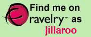 Find my on ravelry as jillaroo