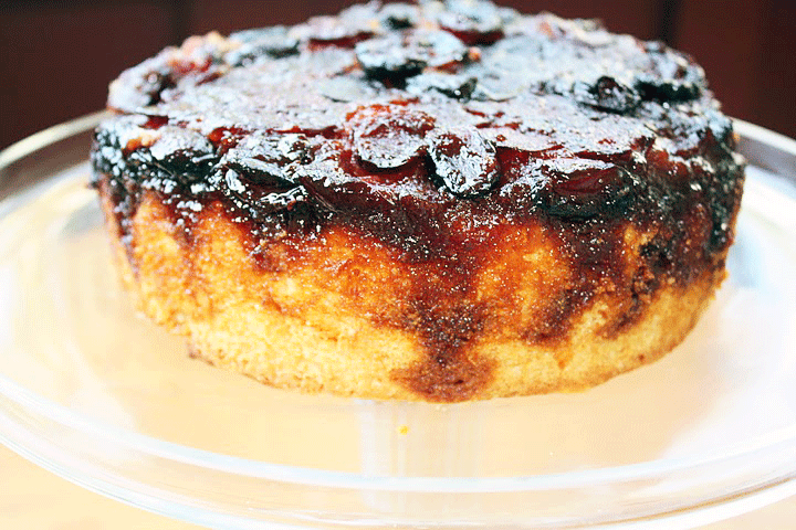 fudge ripple: Cherry Upside Down Cake