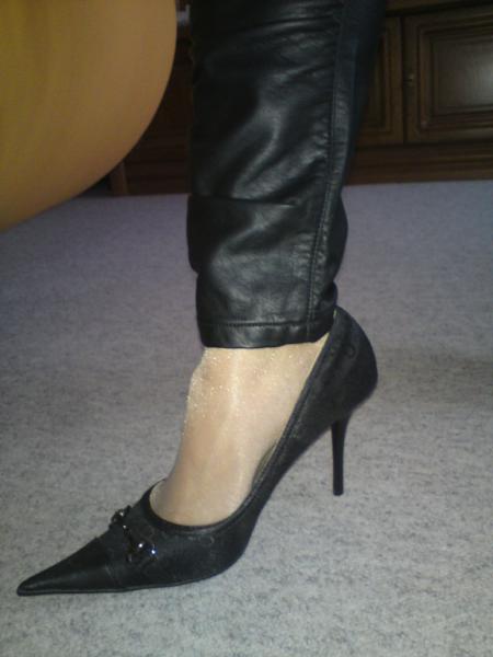 heels and nylon