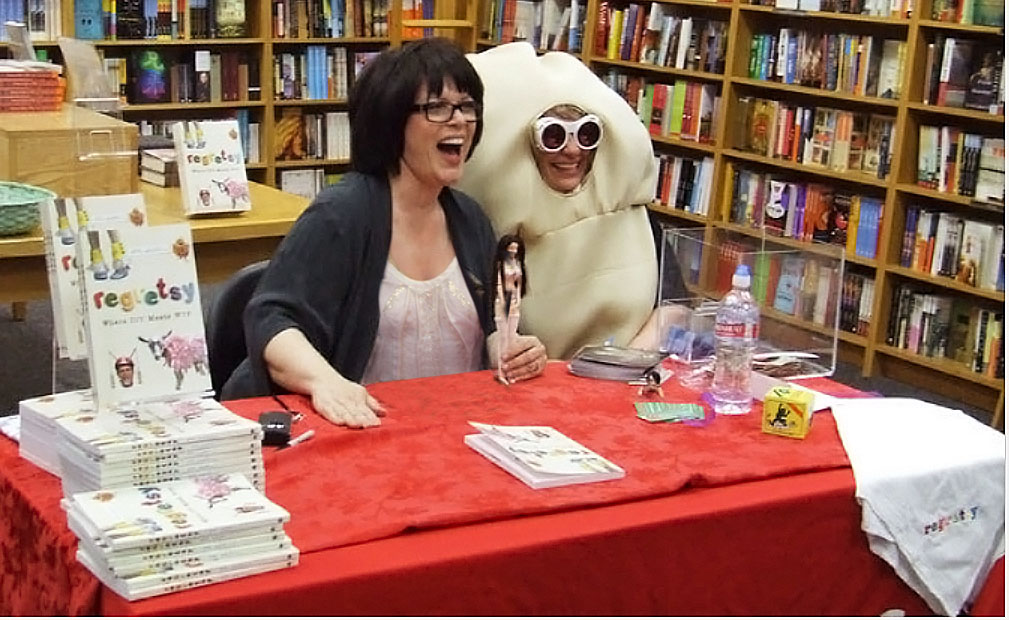 TravelingHo April Winchell Author of Regretsy Book!