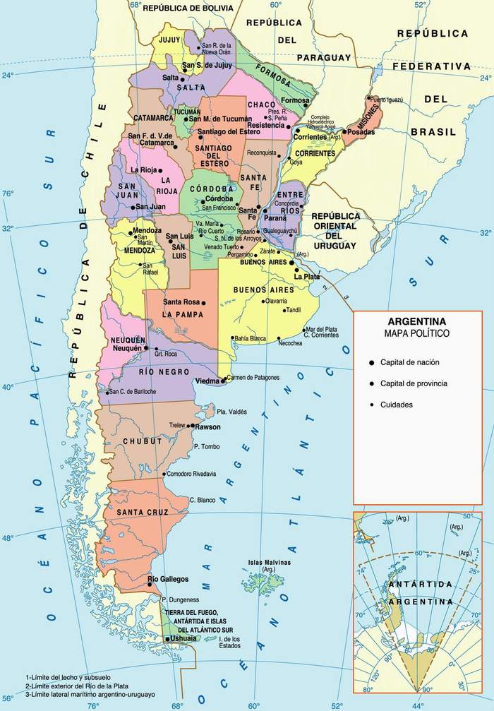 Provincias Y Capitales De La Argentina Taringa