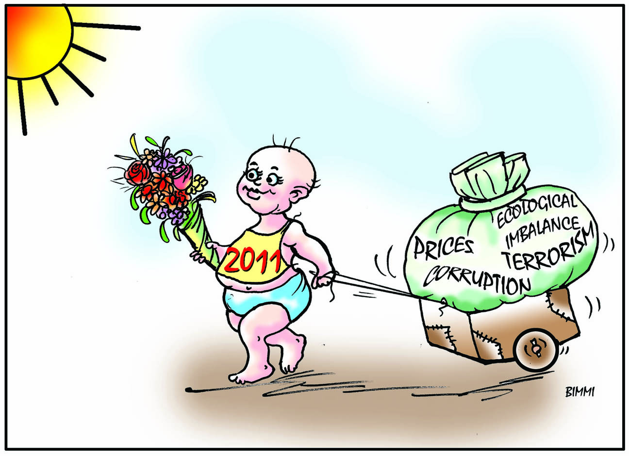 Bimmi's cartoons: happy new year BIMMI's Cartoons: HAPPY NEW YEAR