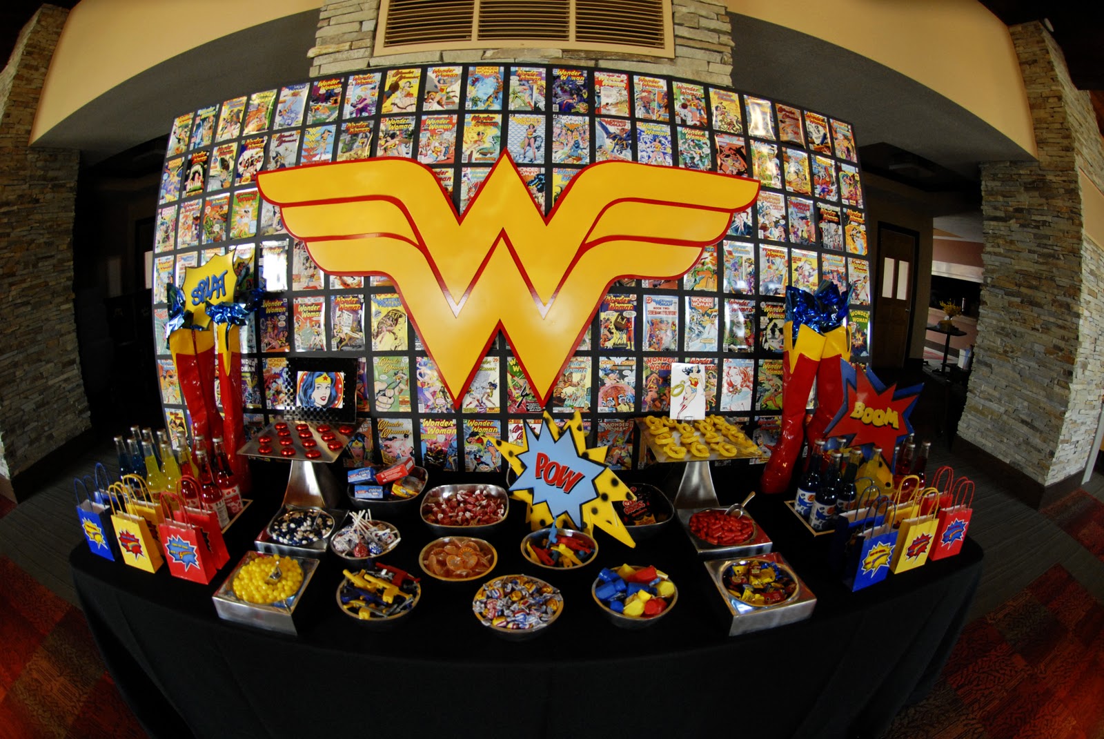 candy buffet tables