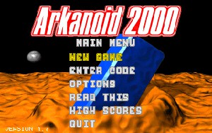 Arkanoid 2000 šifre za PC igre