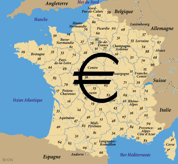 Les régions françaises les plus endettées