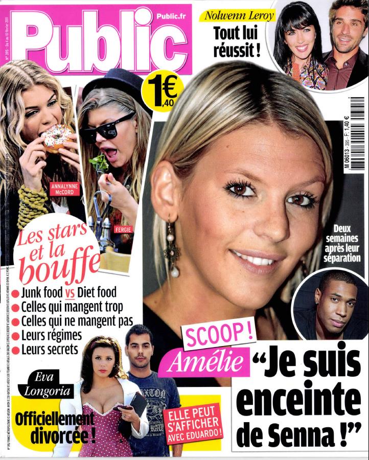 Amélie enceinte de Senna Public