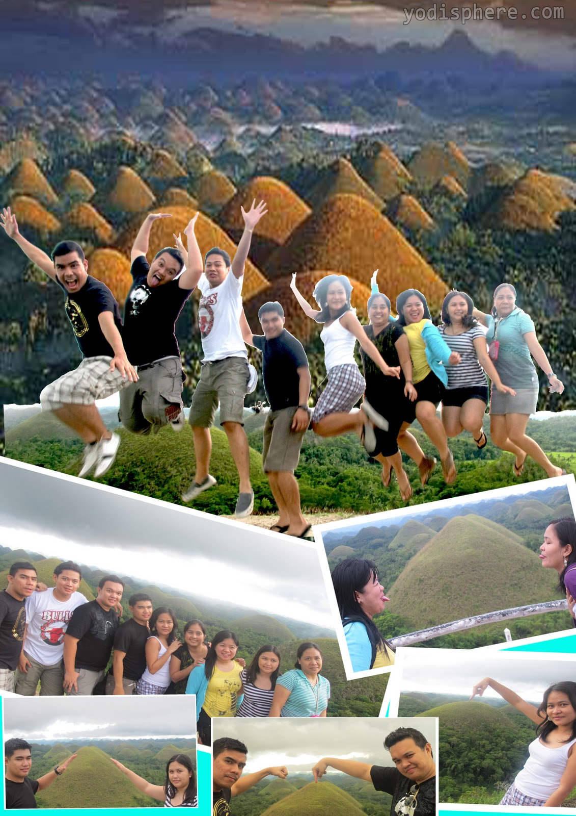 Yodis Phere Bohol Tour » Chocolate Hills and the Nine Choco Wizards