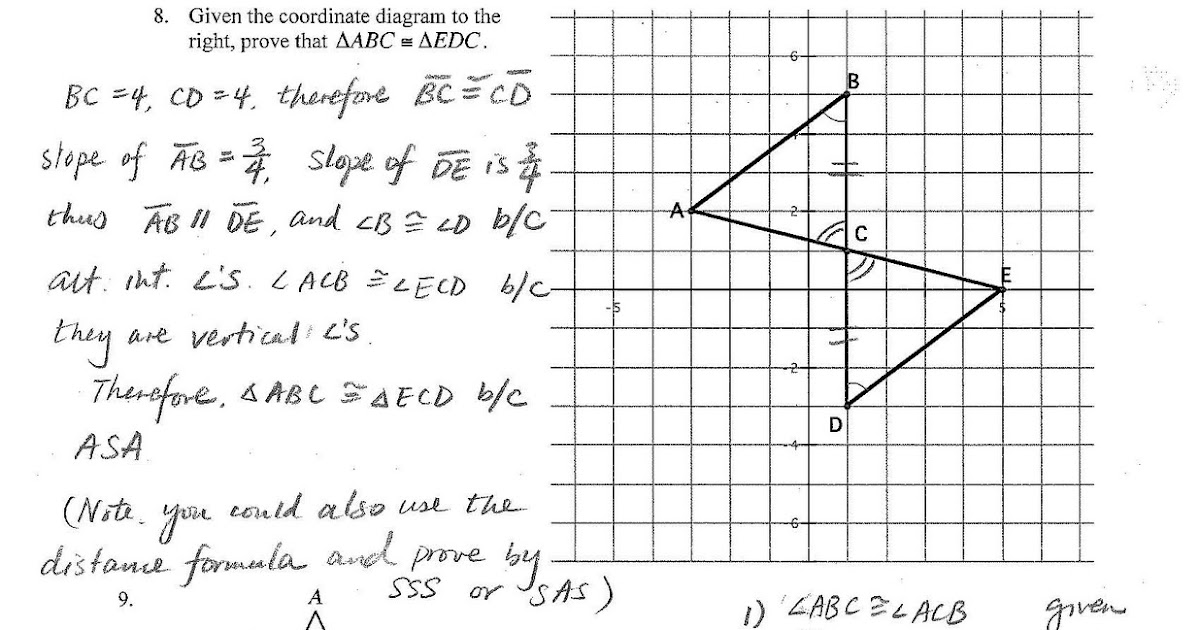 End Of Semester Test Geometry Test Answers / Algebra Archive April 14