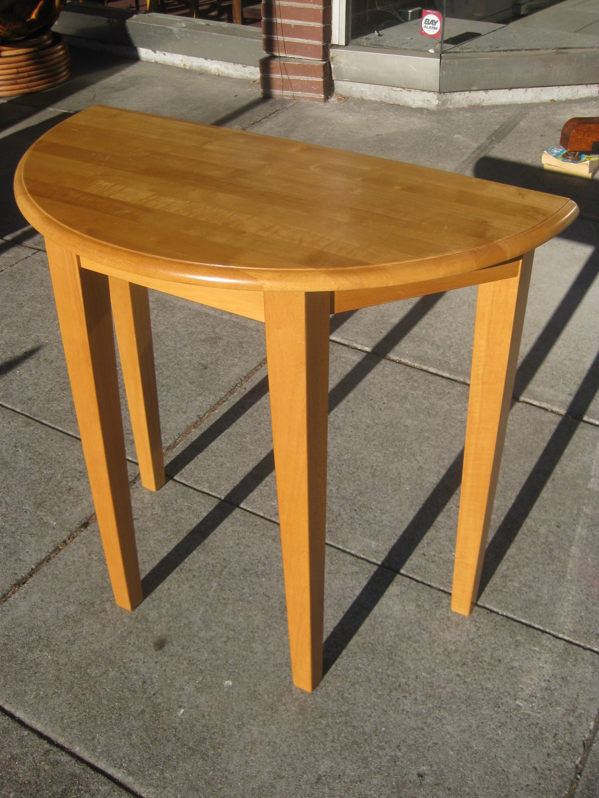 UHURU FURNITURE & COLLECTIBLES SOLD Half Moon Entry Table 50