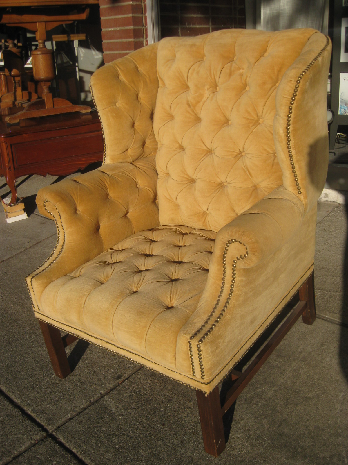 UHURU FURNITURE & COLLECTIBLES SOLD Uncle Leon's Wingback 95