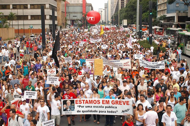 Mobilização na Av. Paulista