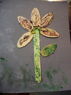 icecream sticks pasting activity