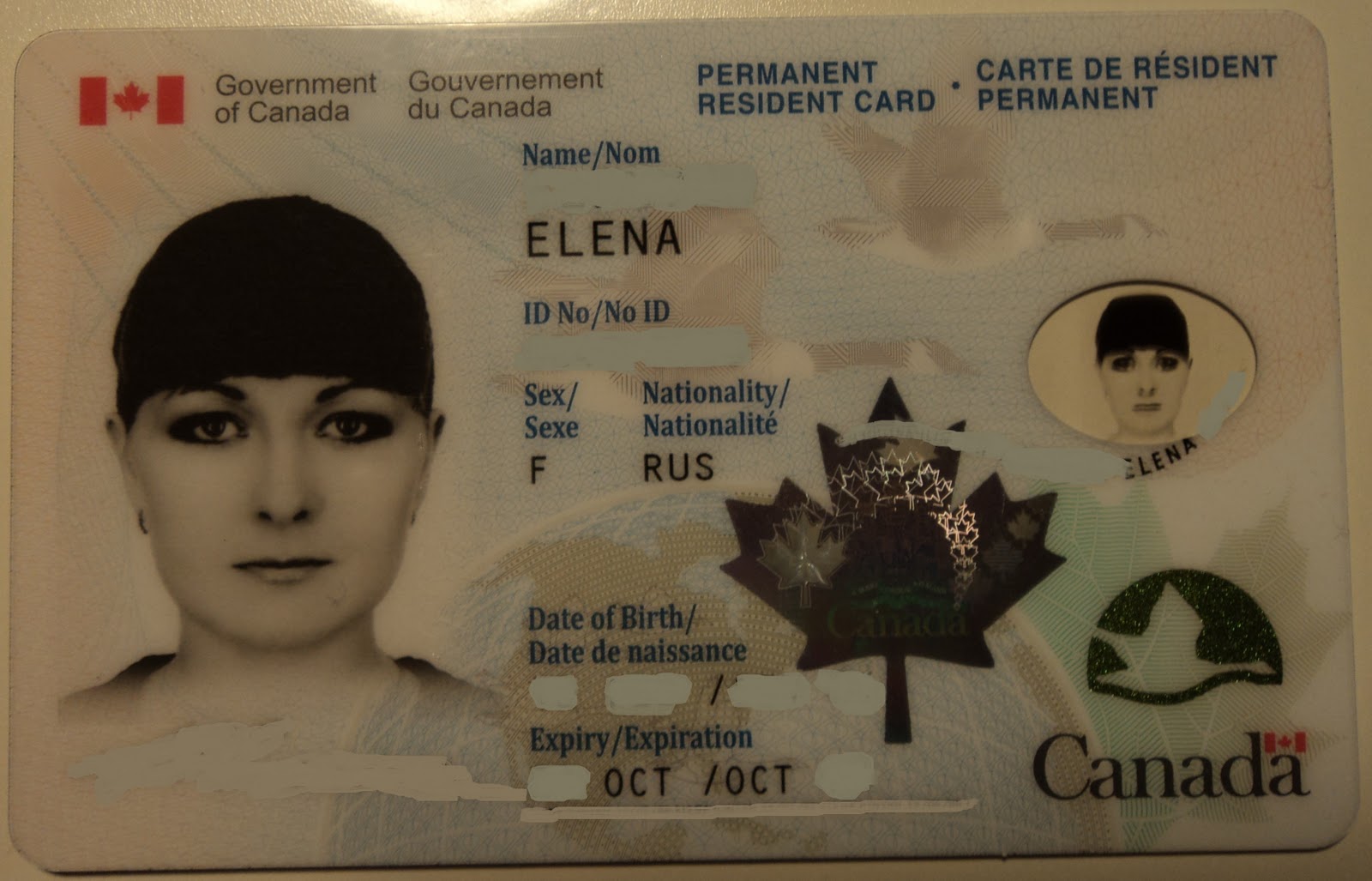 Resident Card Canada