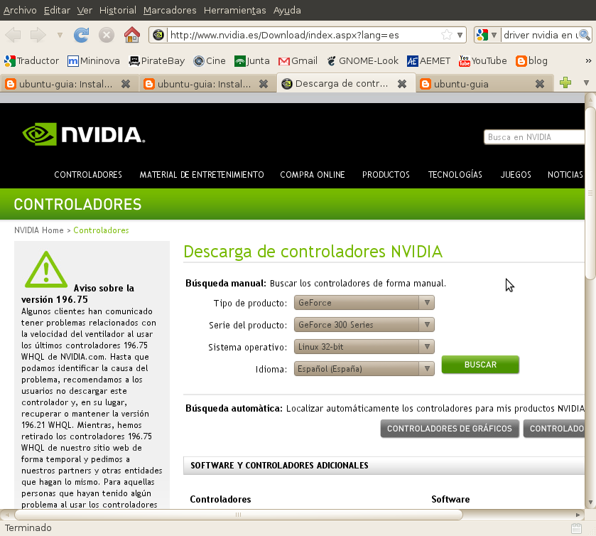 geforce drivers for ubuntu geforce drivers for ubuntu