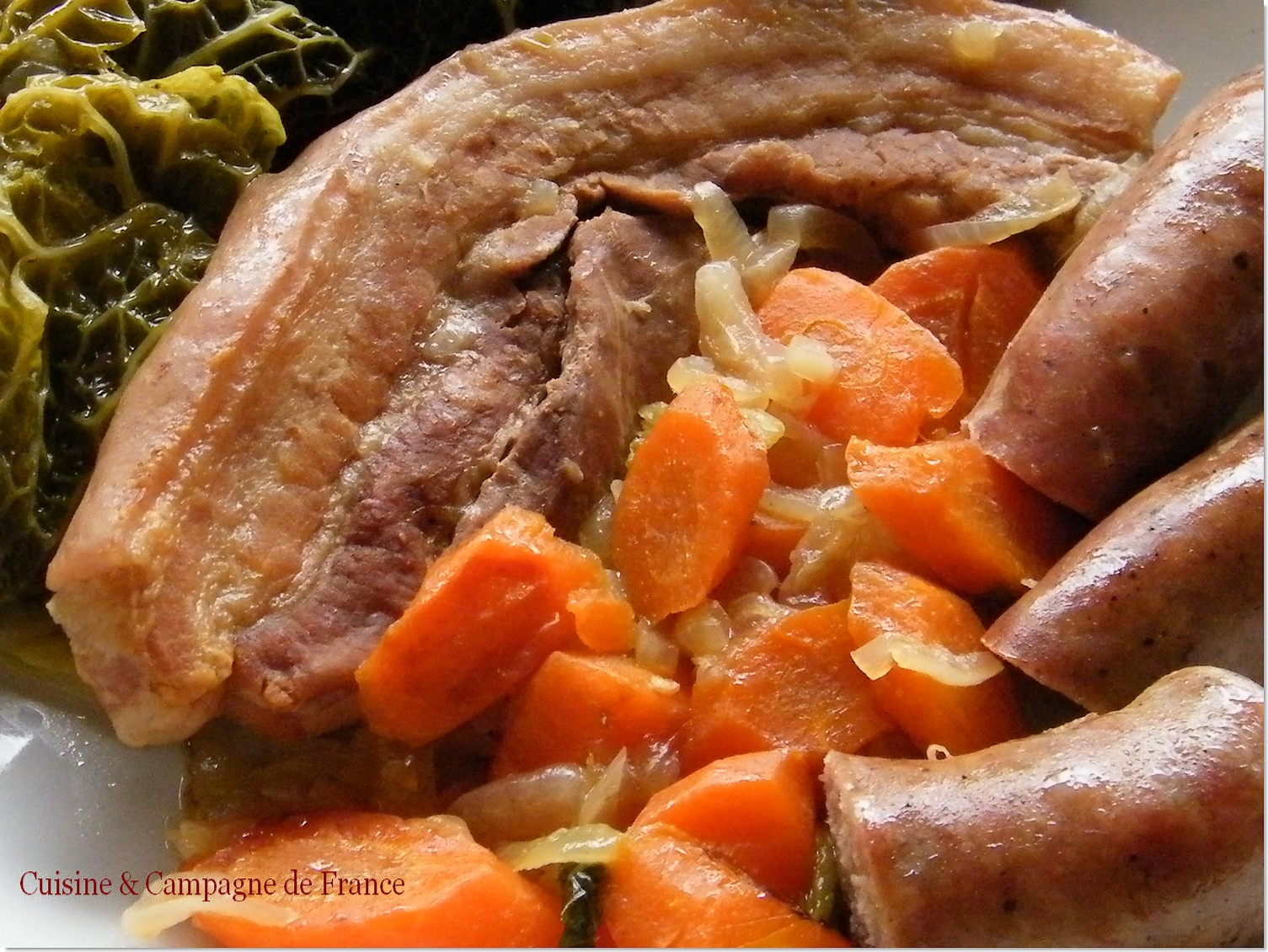 Cuisine et Campagne de France : Saucisses au chou