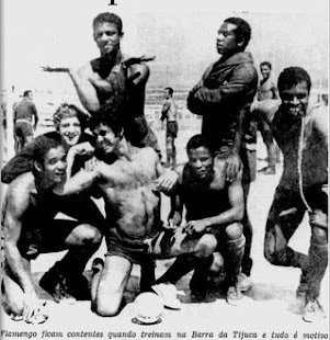 Flamengo na Barra em 1970