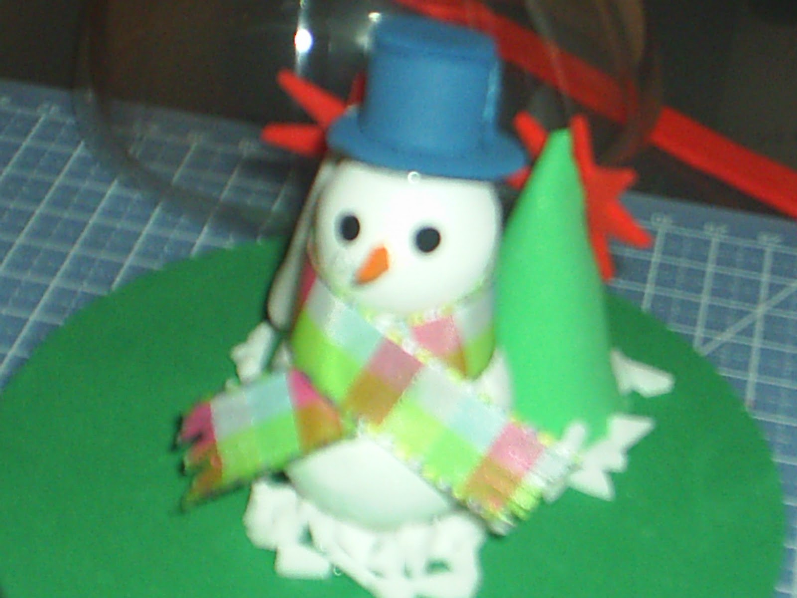 Paula Martins & ARTS Boneco de neve na vitrine