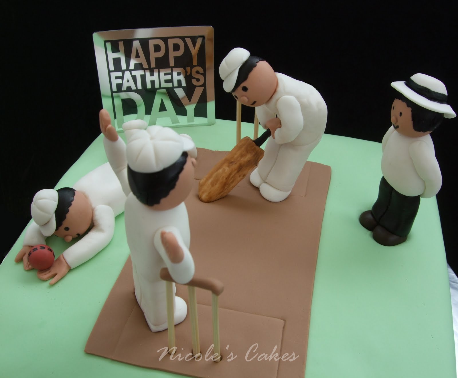 Confections, Cakes & Creations! 'Crazy for Cricket'... A Father's Day Cake