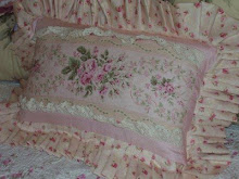 Romantic Barkcloth Pillow
