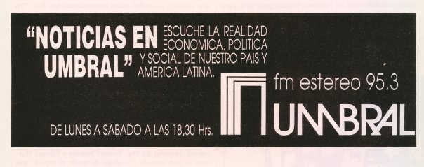 ''NOTICIAS EN UMBRAL'' , 13 DE NOVIEMBRE DE 1989