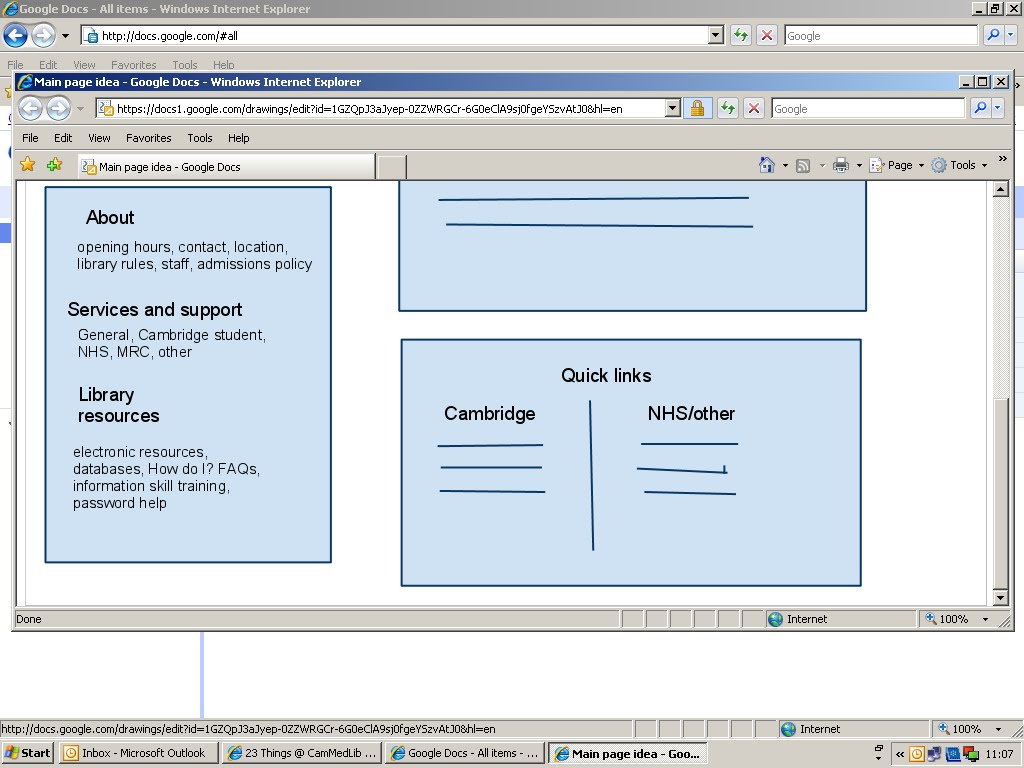 23 (46) Things Google docs and PB Wiki