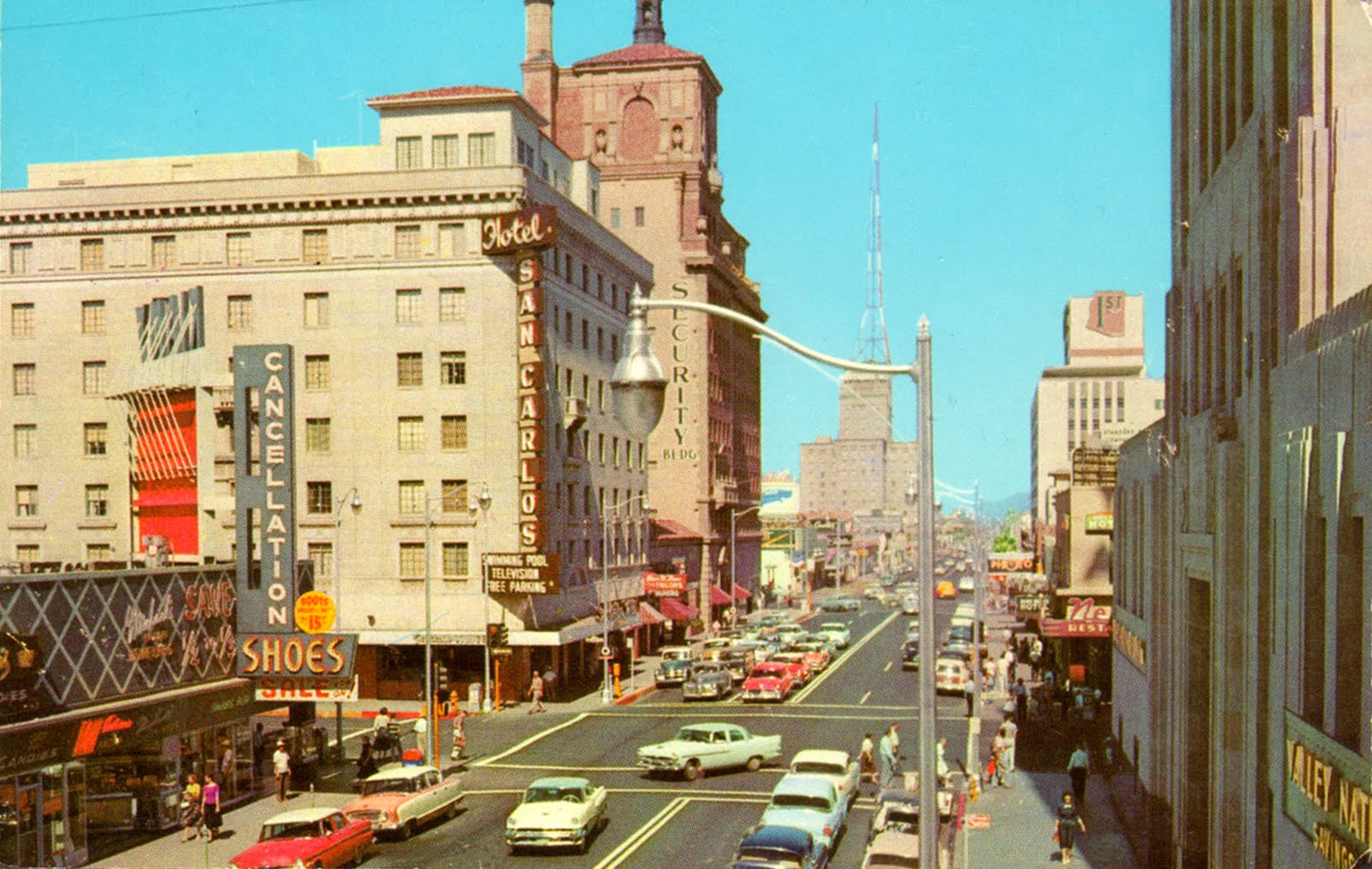 Vintage Chrome Postcards: Central Avenue1600 x 1013