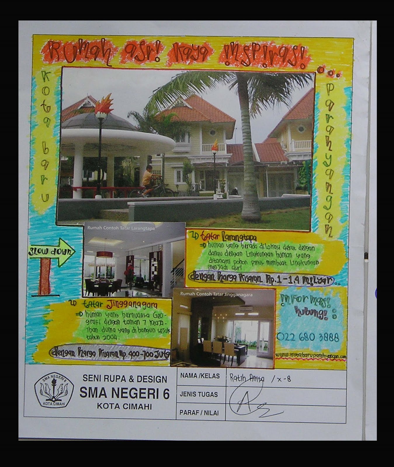 berbagi bersama doddi Menggambar Reklame teknik Montase