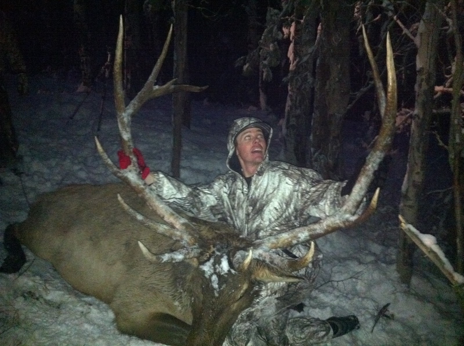 josh hansen november 2010 idaho trophy bull elk hunt outdoorsman