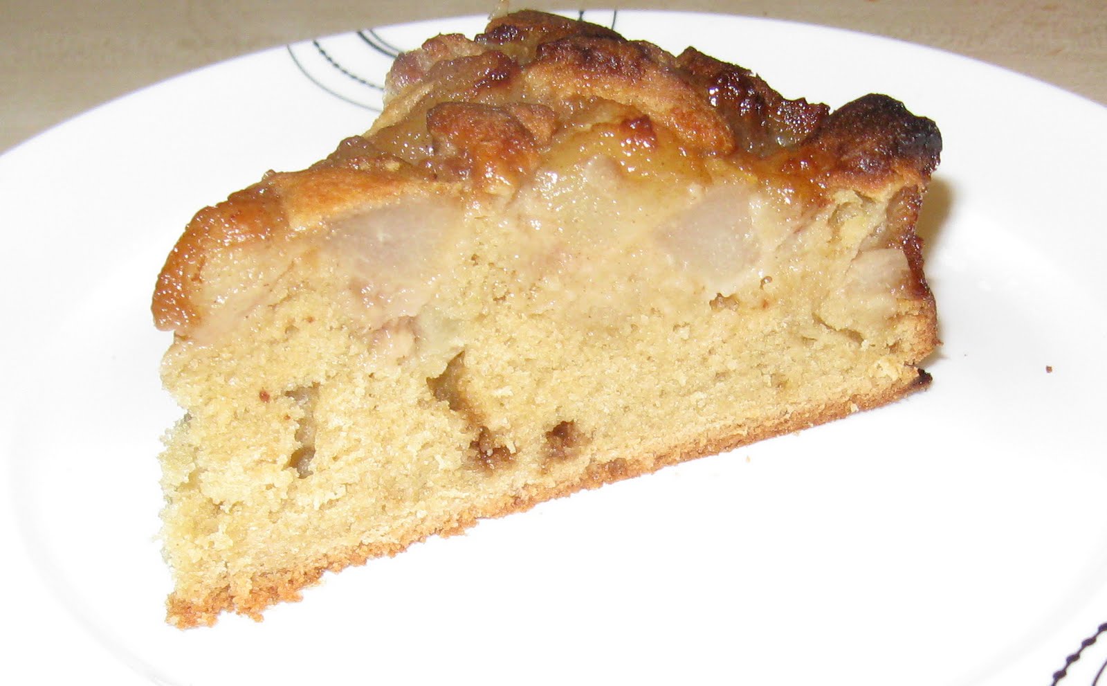 Working Lunch Pear and maple syrup cake