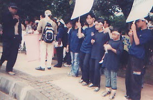 Hakim Demo Damai Hari HAM di Depan Istana Jakarta,  Des 2005