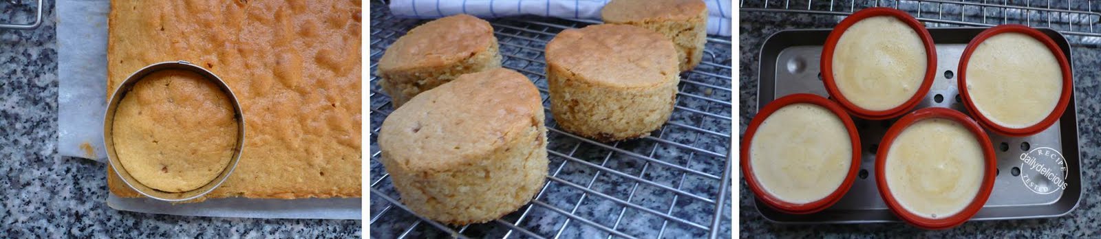 Use Smaller Round Cake Pan To Cut Cake To Size Use Smaller Round Cake Pan To Cut Cake To Size