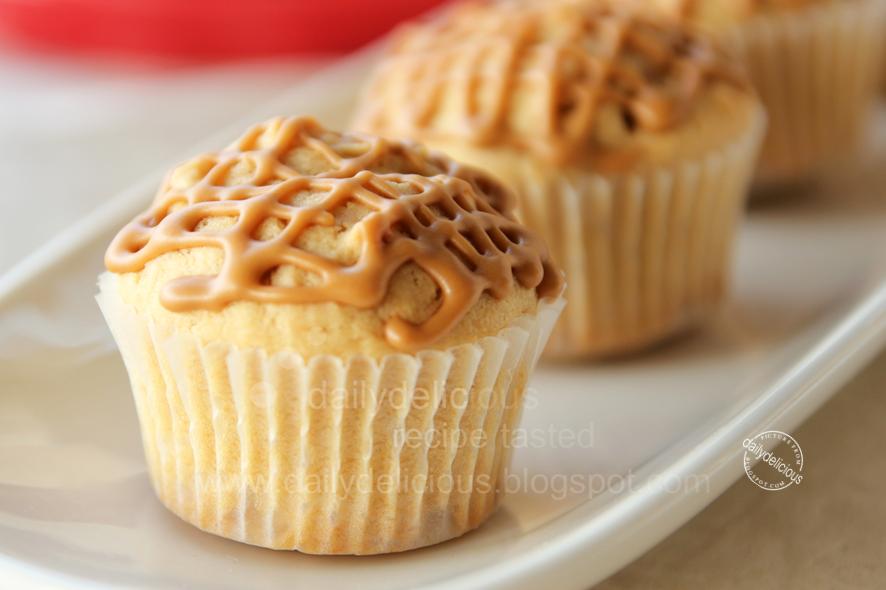 dailydelicious Brown sugar mini muffin with coffee glaze Little