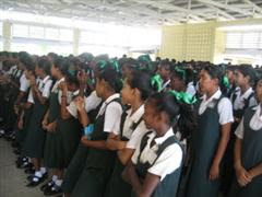 Assembly in Region Two Secondary School