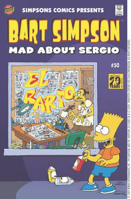 Sergio Aragonés en la Revista de Bart Simpson