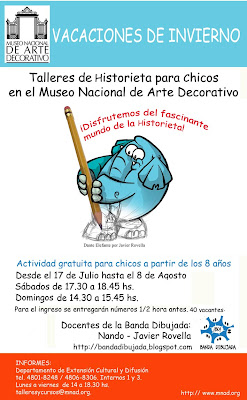 Banda Dibujada llega con sus Talleres de Historieta al Museo Nacional de Arte Decorativo