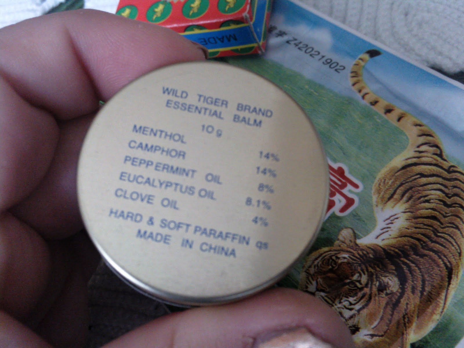 Por menos de dos euros bálsamo del tigre - Makimarujeos de una hobbit pija bálsamo de tigre ingredientes