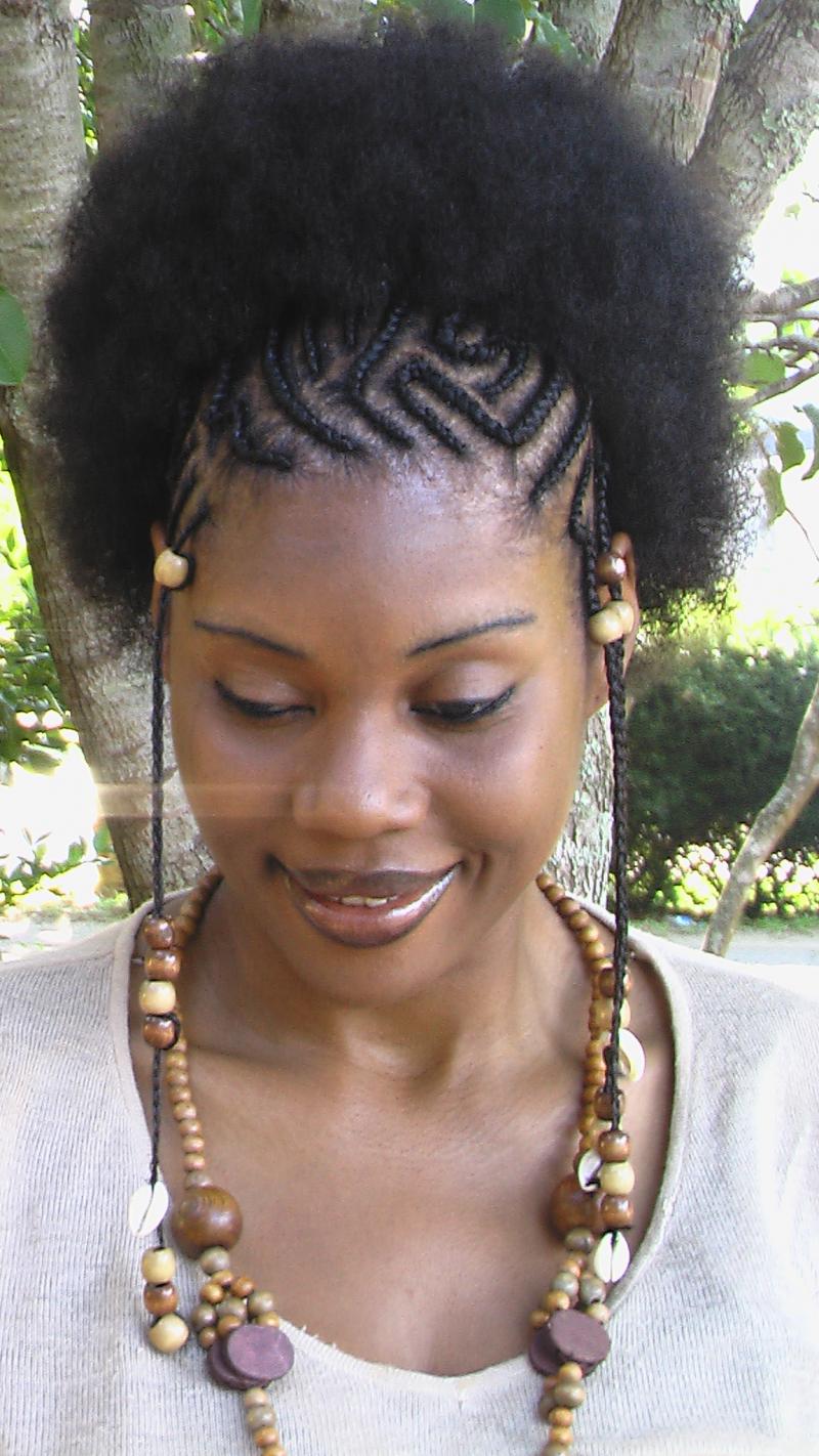 coiffure avec des tresses africaine