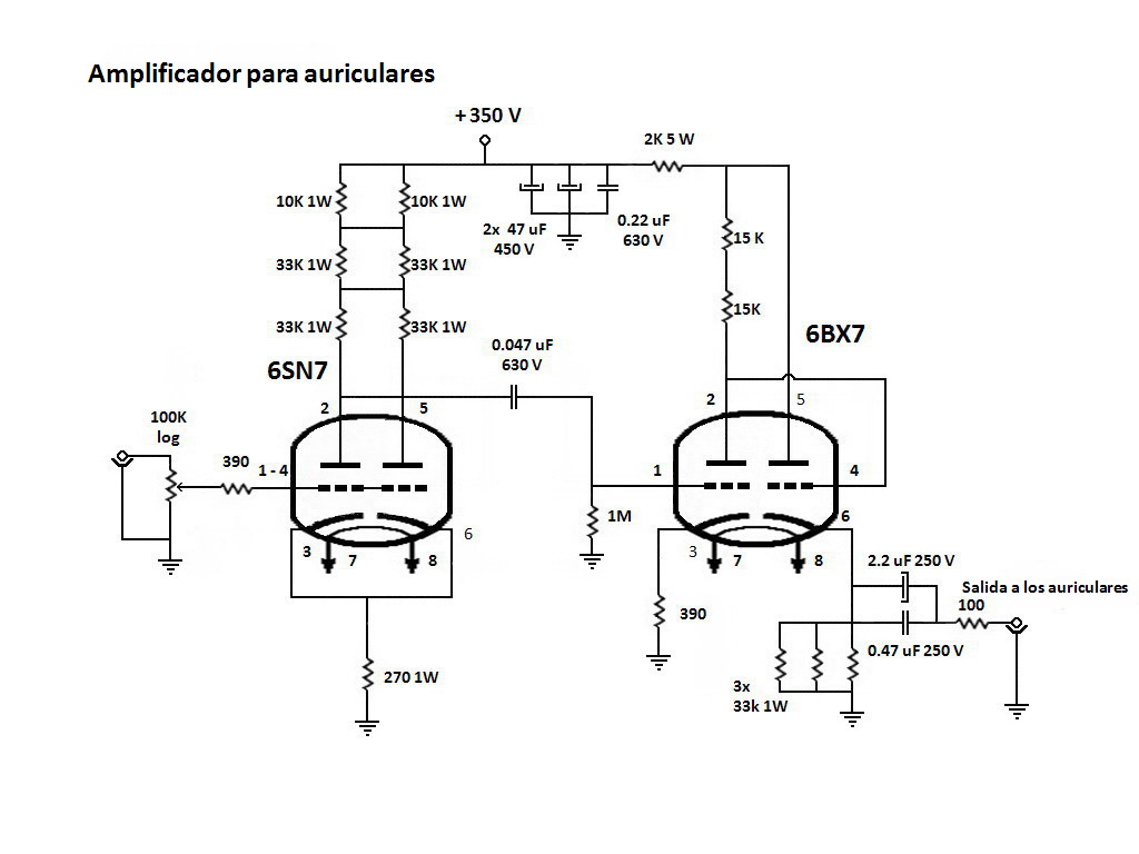 Información electrónica. Un amplificador para auriculares.