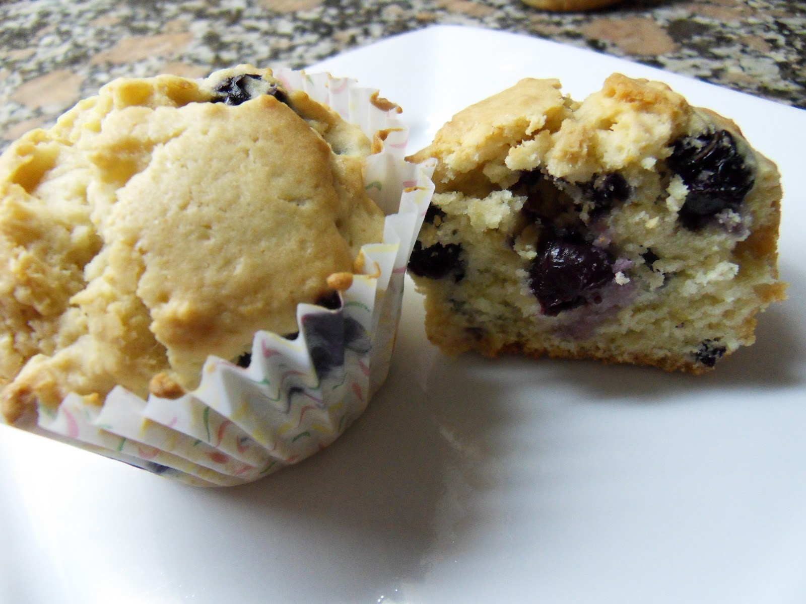 Pausa Dulce Muffins de yogurt y arándanos